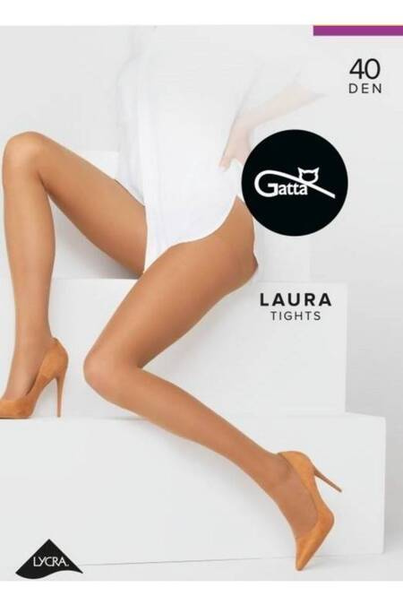 Klasyczne rajstopy damskie Laura 40den Nero