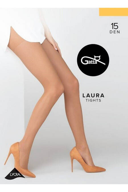 Klasyczne rajstopy damskie Laura 15DEN Natural